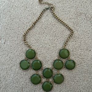 Green Statement Necklace